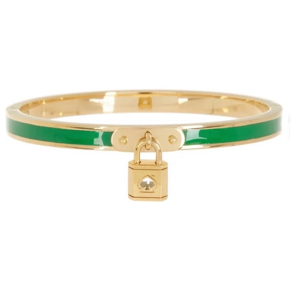 NWT ♠️ Kate Spade Lock Charm Bracelet - Picture 1 of 6